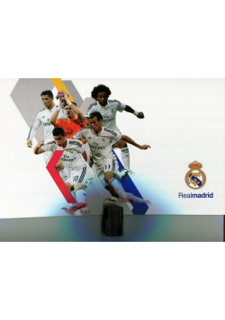 Teczka z rączką A4 Real Madrid biała
