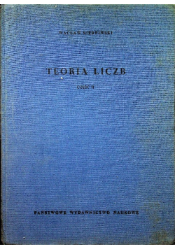 Teoria liczb Część II