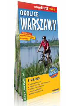 Okolice Warszawy mapa turystyczna 1:75 000