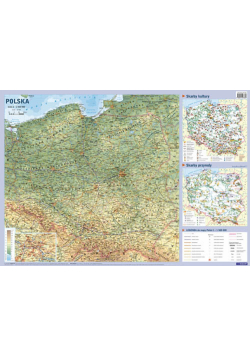 Polska mapa ścienna