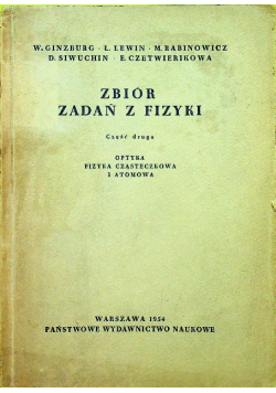 Zbiór zadań z fizyki część 2