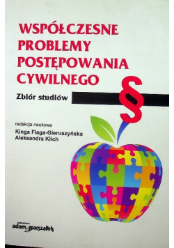 Współczesne problemy postępowania cywilnego Zbiór studiów