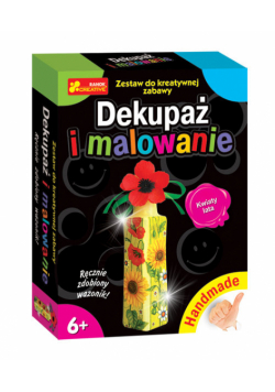 Dekupaż i malowanie Kwiaty lata