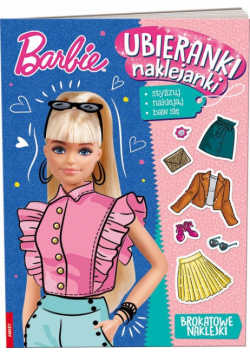Barbie Ubieranki naklejanki