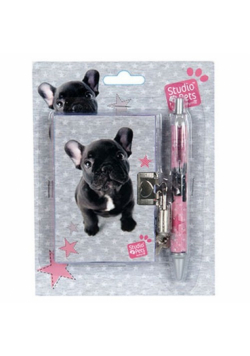 Zestaw z pamiętnikiem Studio Pets Mops