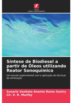 Síntese de Biodiesel a partir de Óleos utilizando Reator Sonoquímico