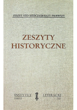 Zeszyty historyczne zeszyt 11