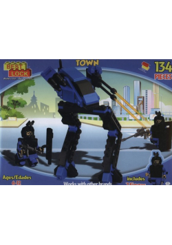 Klocki Best Lock Town Robot 134 elementy