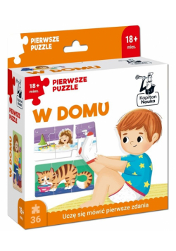 Kapitan Nauka. Pierwsze puzzle W domu