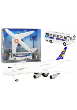 Zestaw Lotnisko Samolot + Autobus Airbus