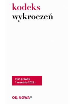 Kodeks wykroczeń 2023