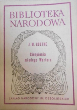 Cierpienie młodego Wertera