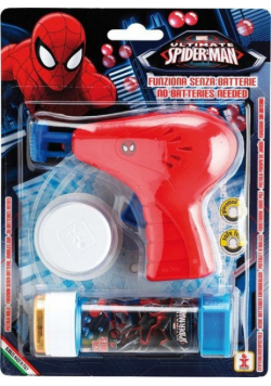Pistolet do robienia baniek Spider-Man