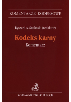 Kodeks karny. Komentarz