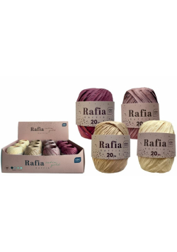 Rafia na szpulce 20m Satin Gold (12szt)
