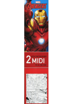 Kolorowanka midi Avengers
