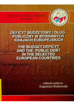 Deficyt budżetowy i dług publiczny w wybranych krajach europejskich