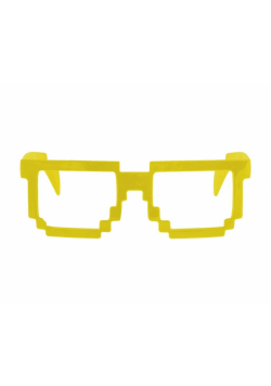 Okulary Piksele żółte
