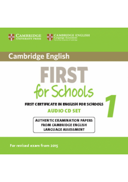 Cambridge English First for Schools 1 2CD