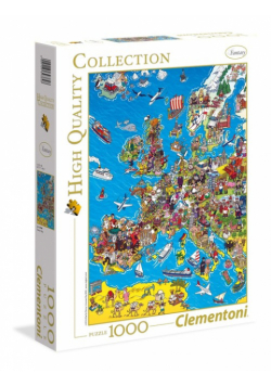 Puzzle High Quality Collection 1000 Europe map