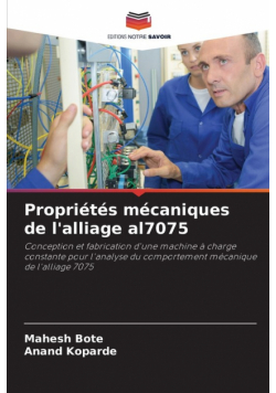 Propriétés mécaniques de l'alliage al7075