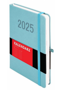 Kalendarz 2025 A5 Memofix DNS błękitny