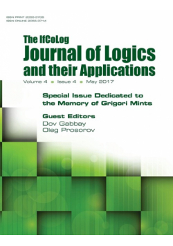 Ifcolog Journal of Logics and their Applications.  Special Issue Dedicated to the Memory of Grigory Mints.  Volume 4, number 4