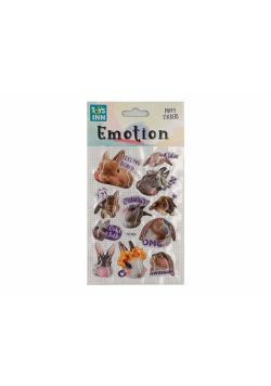 Naklejki Emotions Króliki 6 sztuk