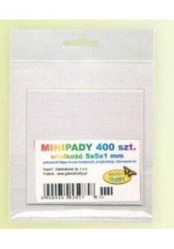 Minipady klejące 5x5x1mm 400szt