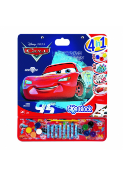 Zestaw artystyczny Giga Blok 4w1 Cars