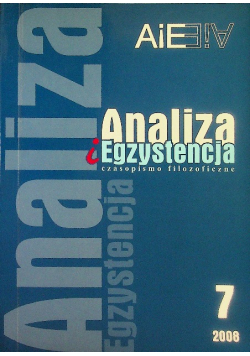Analiza i egzystencja