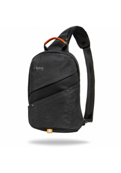 Plecak męski na jedno ramię mały r-bag Slim Black