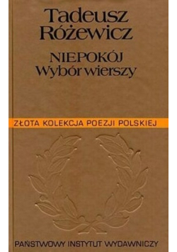 Niepokój wybór wierszy