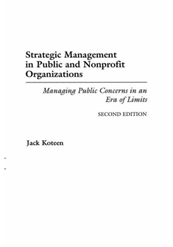 Strategic Management in Public and Nonprofit Organizations