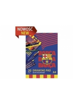Blok rysunkowy A4/20K FC BARCELONA (10szt)