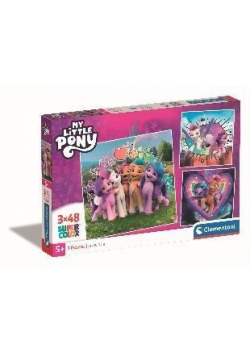 Puzzle 3x48 Super Kolor My Little Pony