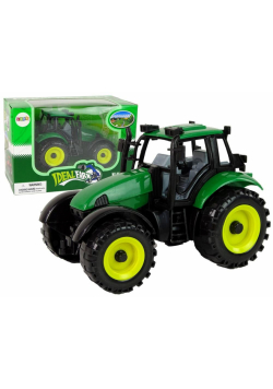 Traktor z otwieraną maską zielony