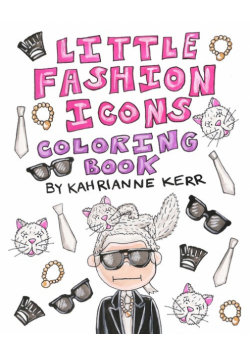 Little Fashion Icons Coloring Book