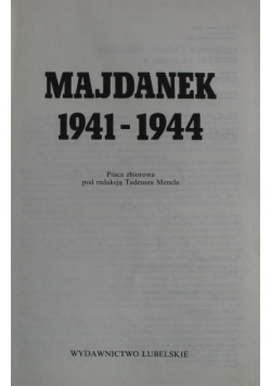 Majdanek 1941 1944