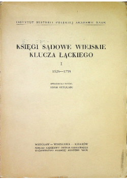 Księgi sadowe wiejskie klucza
