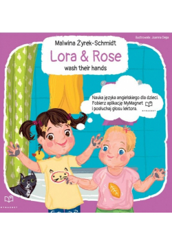 Lora&Rose wash their hands