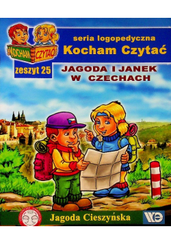 Seria logopedyczna Kocham czytać Zeszyt 25 Jagoda i Janek w Czechach