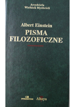 Einstein Pisma filozoficzne