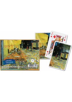 Karty do gry Piatnik 2 talie Van Gogh Kawiarnia w nocy