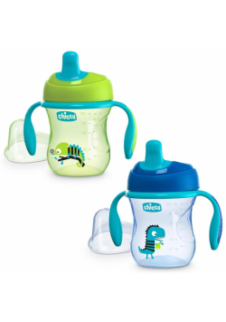 Kubek niekapek z twardym ustnikiem 200ml mix
