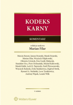 Kodeks karny. Komentarz