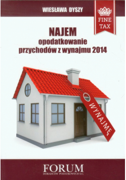 Najem opodatkowanie przychodów z wynajmu 2014