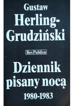 Dziennik pisany nocą 1980 1983