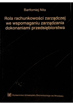 Rola rachunkowości zarządczej we wspomaganiu zarzą