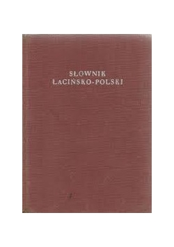 Słownik  łacińsko-polski